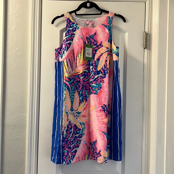 NWT Lilly Pulitzer Jackie Silk Shift Dress Size XS - Picture 2 of 2